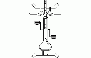 Gym Equipment DWG Block for AutoCAD