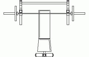 Gym Equipments DWG Block for AutoCAD