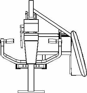 Gymnastic Machine – Plant DWG Block for AutoCAD