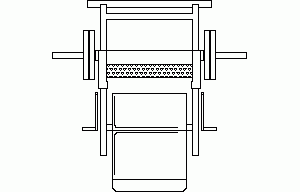 Gyms Equipment DWG Block for AutoCAD