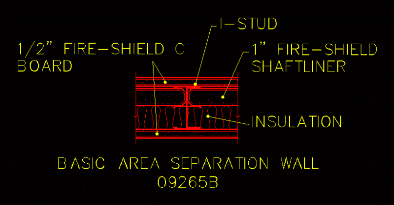 Gypsum Details DXF Detail for AutoCAD