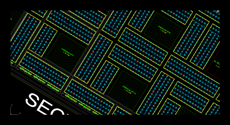 Habilitation Urbana Urban DWG Block for AutoCAD