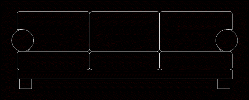 Hall DWG Block for AutoCAD