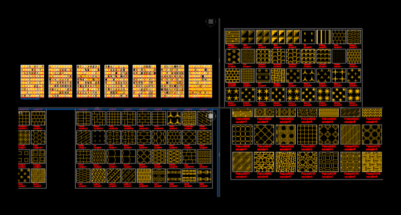 Hatch – Hatch Description DWG Block for AutoCAD