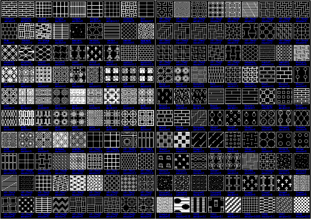 Hatch Autocad DWG Block for AutoCAD