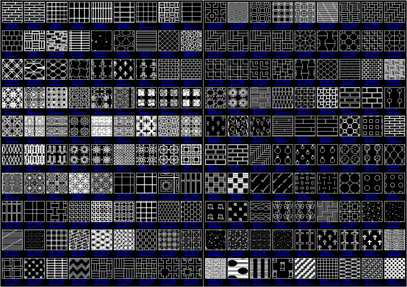 Hatch Autocad DWG Block for AutoCAD