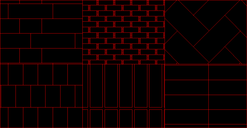 Hatch Patterns – Bricks PAT CAD Drawing