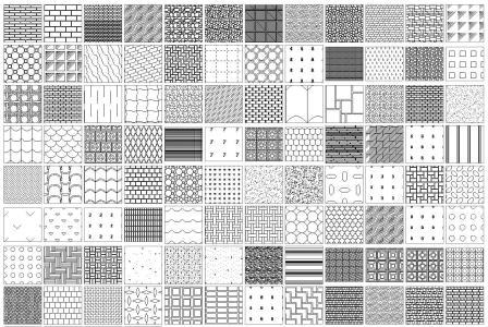 hatch patterns cad diagonal