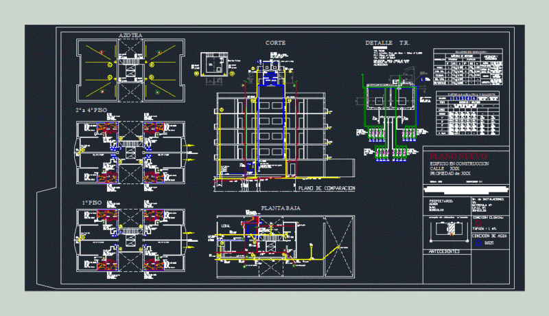 Health Facility Multifamily DWG Block for AutoCAD