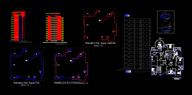Health Installation DWG Block for AutoCAD