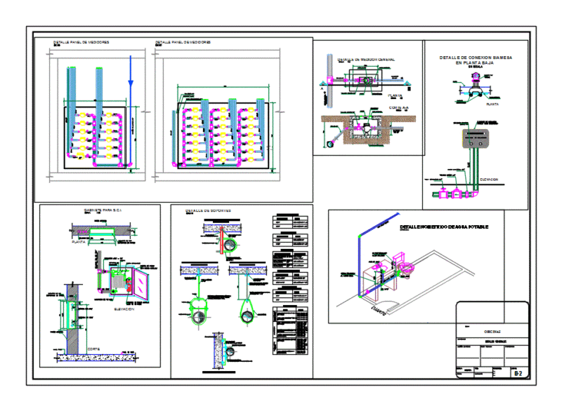 Health Plan DWG Plan for AutoCAD