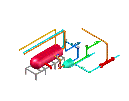 Heat Exchanger 3D ZIP Model