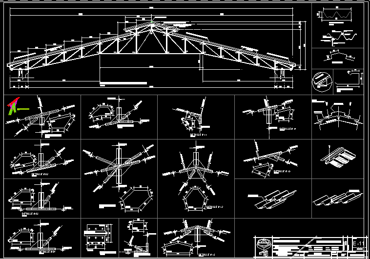 Чертежи ферм dwg