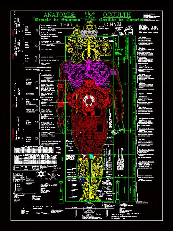 Hidden Anatomy Of Gnosis DWG Block for AutoCAD
