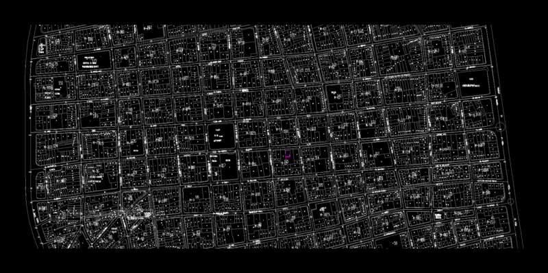 Historic Downtown Santa Cruz De La Sierra DWG Block for AutoCAD