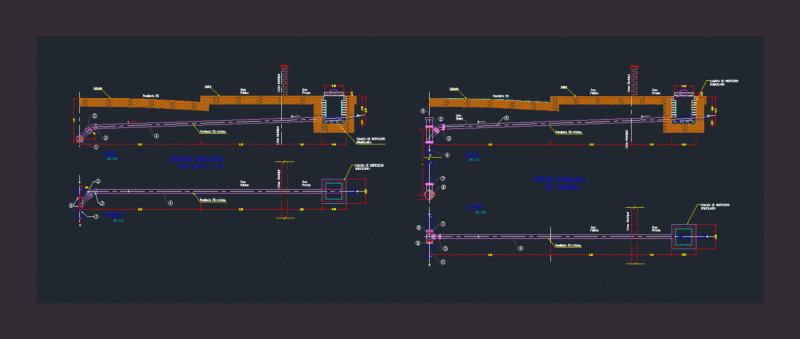 Home Connection DWG Block for AutoCAD