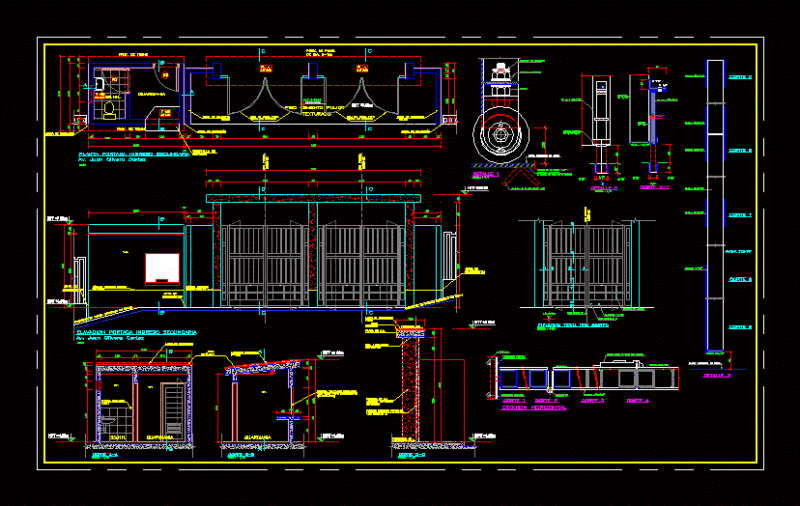 Home School DWG Detail for AutoCAD