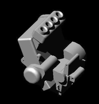 Honda Motor 3D DXF Model for AutoCAD