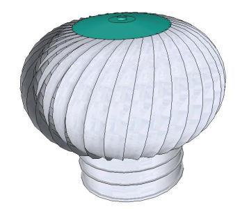 Hood Eolica 3D SKP Model for SketchUp