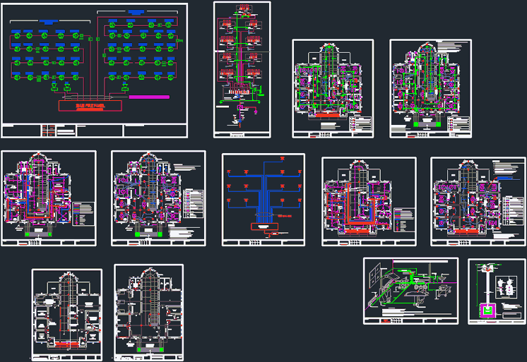 Hospital Electrical Project DWG Full Project for AutoCAD 