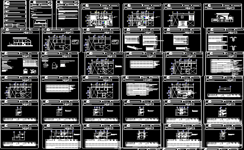 House – Memory Disegn DWG Block for AutoCAD