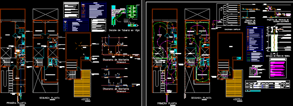 House DWG Block for AutoCAD