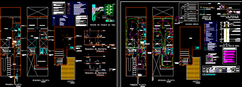 House DWG Block for AutoCAD