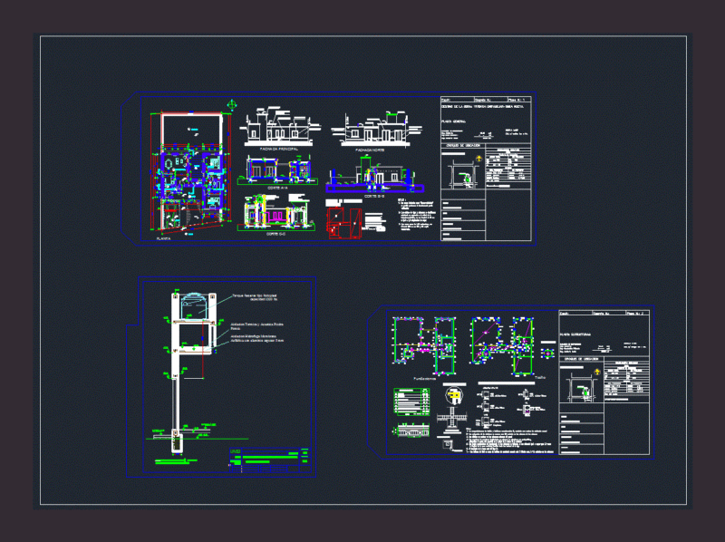 House DWG Detail for AutoCAD