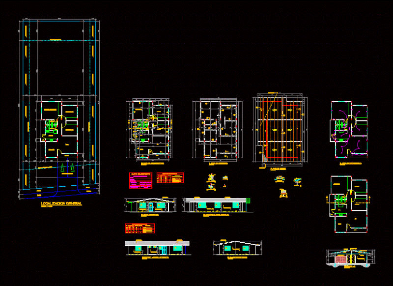 House Floor DWG Elevation for AutoCAD