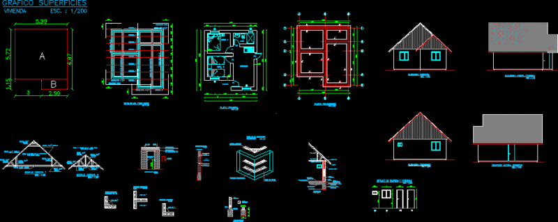 House Of Adobe DWG Block for AutoCAD