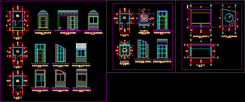 House Of Monitoring DWG Block for AutoCAD