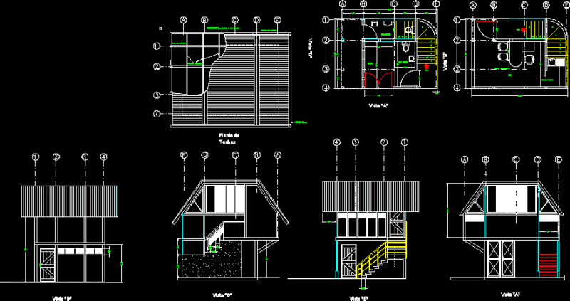 House Of Monitoring DWG Section for AutoCAD