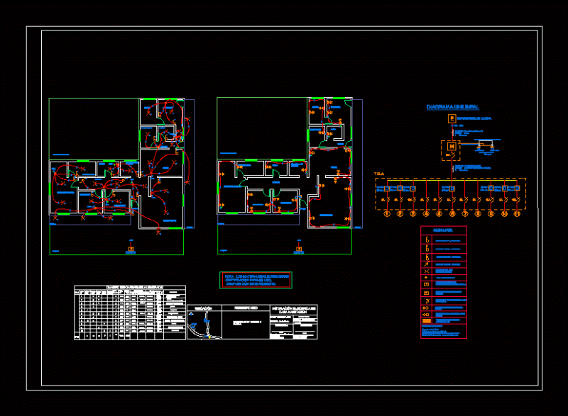 House Plan Electrical Room DWG Plan for AutoCAD