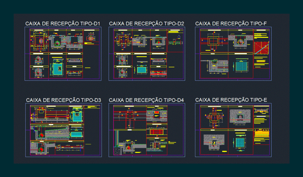 House Reception DWG Block for AutoCAD