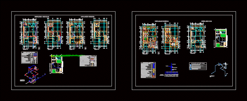 House Room Facilities DWG Block for AutoCAD