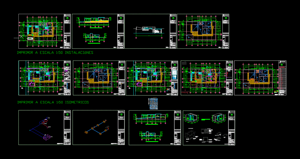 House Room Facilities DWG Plan for AutoCAD