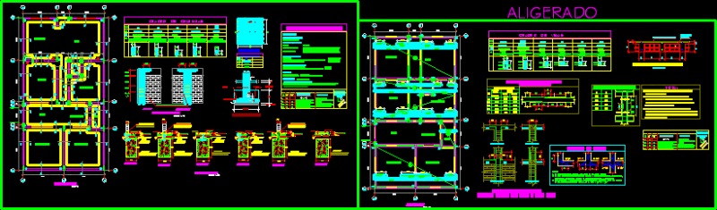House Seismic Structures Details DWG Detail for AutoCAD