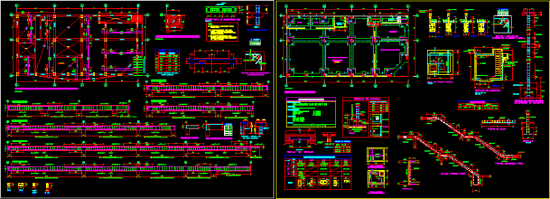 House Seismic Structures DWG Detail for AutoCAD