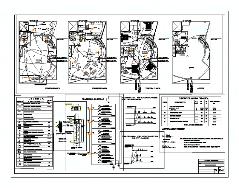 House Wiring DWG Block for AutoCAD