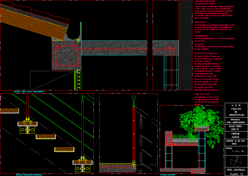 Housing Details DWG Detail for AutoCAD