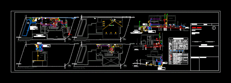 Housing Plumbing DWG Detail for AutoCAD