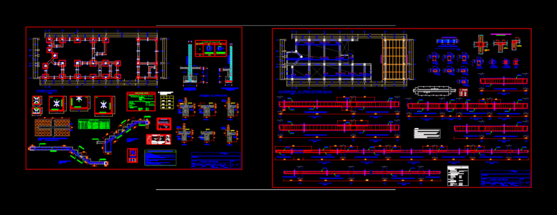 Housing Structures DWG Block for AutoCAD