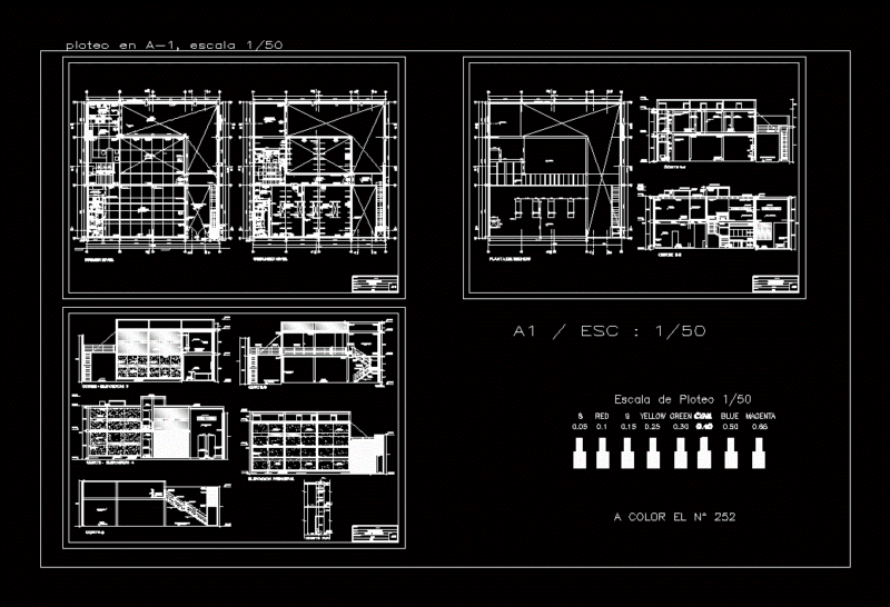 Housing Study DWG Detail for AutoCAD