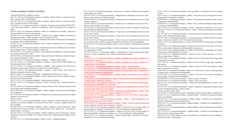 Hydraulic Installation Standards DOC Word Document