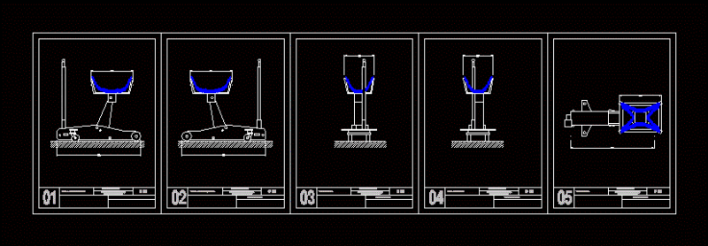 Hydraulic Jack DWG Block for AutoCAD