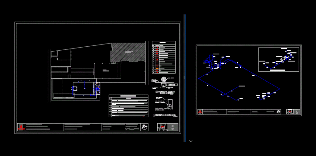 Hydraulic Plane With Isometric DWG Plan for AutoCAD