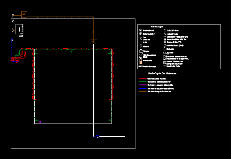 Hydraulic System DWG Block for AutoCAD