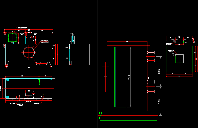 Чертеж электропогрузчика dwg