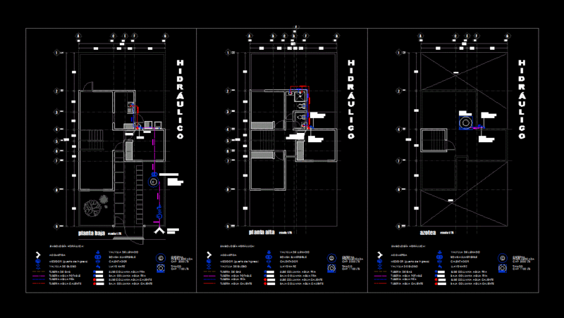 Hydraulics Housing DWG Block for AutoCAD
