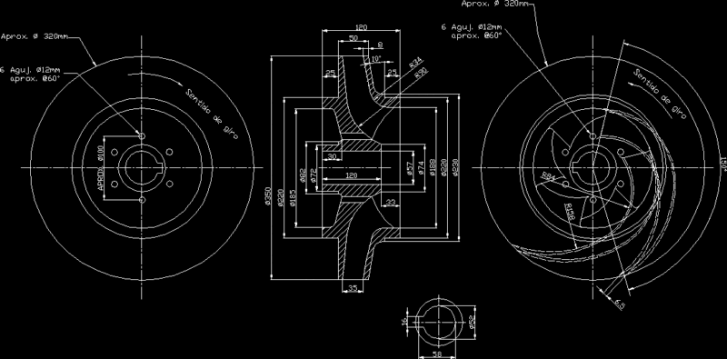 Impeller Pump DWG Block for AutoCAD